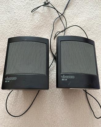Piccole casse altoparlanti con connettore jack