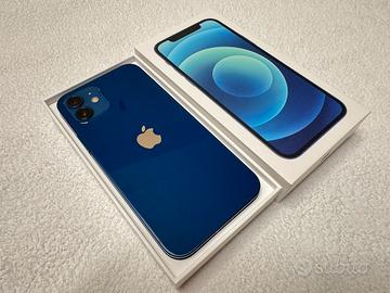 iPhone 12 128GB blu full set come nuovo