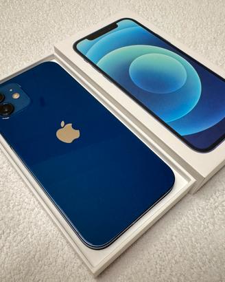 iPhone 12 128GB blu full set come nuovo