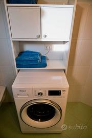 Mobile coprilavatrice con armadietto 165x26x65