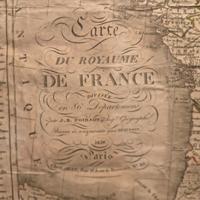Cartina antica 1830 "Royaume de France"