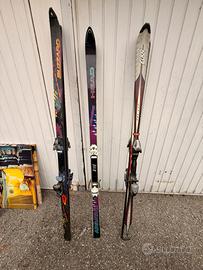 N 3 paia di sci vintage
