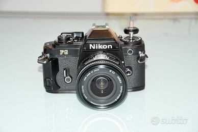 nikon fg analogica + sigma 24 f.2.8 macro af