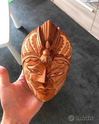 Maschera originaria MALDIVE in legno