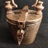 antichi pesi di Norimberga in bronzo