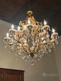 Lampadari e applique gocce di cristallo