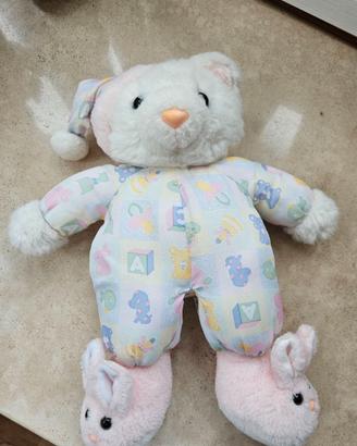 Peluche Orso Pigiama e Pantofole Itenerotti Vintag