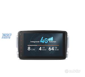 RADIO GPS ANDROID 13 PER MERCEDES CLASSE A C CLK G