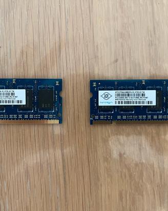 Ram sodimm 2x512mb