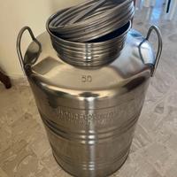 fusto inox uso alimentare 50 litri