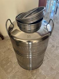 fusto inox uso alimentare 50 litri