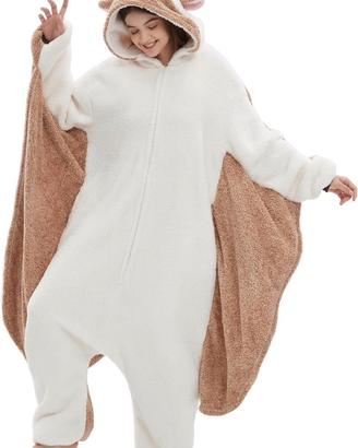 Pigiama/Tuta/Costume carnevale SCOIATTOLO VOLANTE