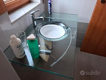 lavabo bagno in vetro