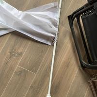 Supporto tenda per doccia + tenda