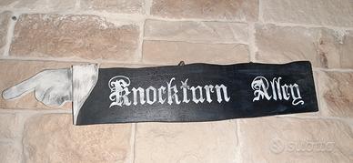 Insegna Knockturn Alley- Harry Potter 