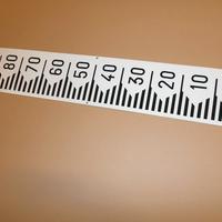 ASTA IDROMETRICA smaltata 1 m misura livello fiume