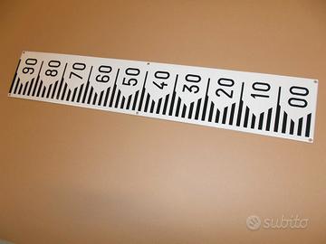 ASTA IDROMETRICA smaltata 1 m misura livello fiume