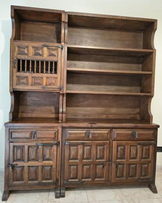 Mobile libreria in legno massello