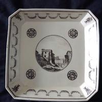 Antico cestello in ceramica italiana Grand Tour