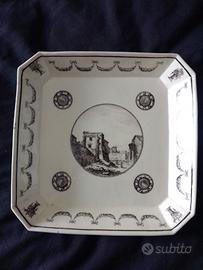 Antico cestello in ceramica italiana Grand Tour