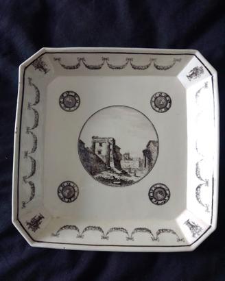 Antico cestello in ceramica italiana Grand Tour