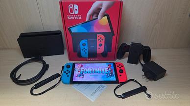 Nintendo Switch OLED  Blu e Rosso