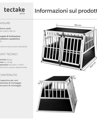Kennel XL in alluminio per cani