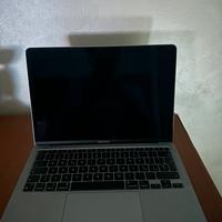 Macbook air con cristialli rotti