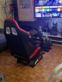 Volante + pedaliera e set up di guida