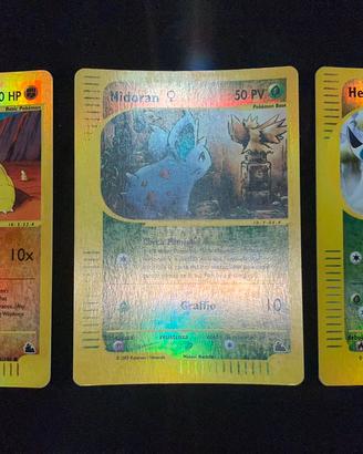 Carte Pokémon rare skyridge reverse ita eng