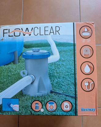 pompa da piscina flowclear Bestway nuova 