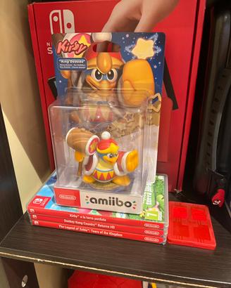 switch oled limited edition +amibo e 4 giochi