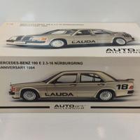 Autoart Mercedes 190E 2,3-16 Lauda 1/18