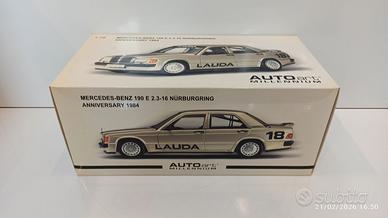 Autoart Mercedes 190E 2,3-16 Lauda 1/18
