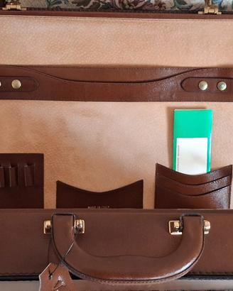 valigetta in pelle vintage 