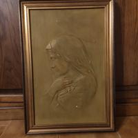 quadro immagine sacra viso di Madonna 