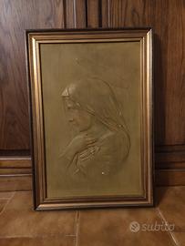 quadro immagine sacra viso di Madonna 