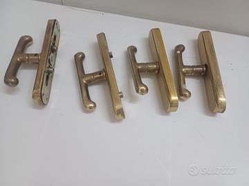 4 maniglie x infissi colore oro