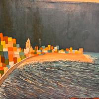 Dipinto olio originale Domenico Sgrelli