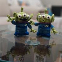 pupazzi alineni di toy story amigurumi