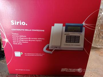 SIRIO TELEFONO FISSO CON VIVAVOCE 