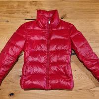 Piumino rosso donna Benetton tg. 42