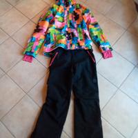 Tuta da sci Mistral da ragazza doppia taglia M-S