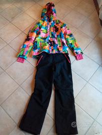 Tuta da sci Mistral da ragazza doppia taglia M-S