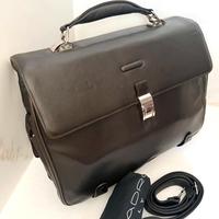 Borsa tracolla piquadro pelle marrone