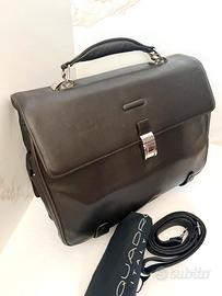 Borsa tracolla piquadro pelle marrone