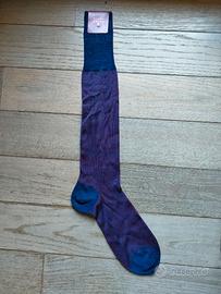 Calze GALLO lunghe uomo cotone fantasia cangiante