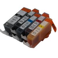 5 cartucce compatibili Canon Pixma con chip