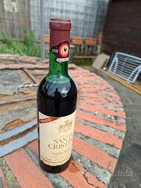 bottiglia di vino vinatge  santa cristina 1969