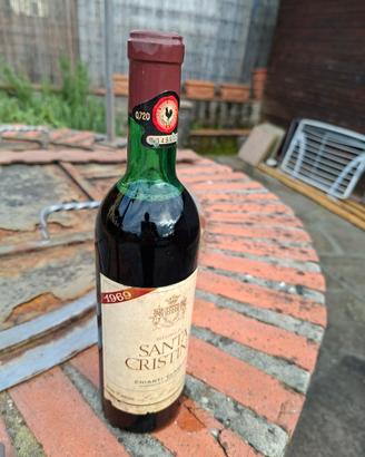 bottiglia di vino vinatge  santa cristina 1969